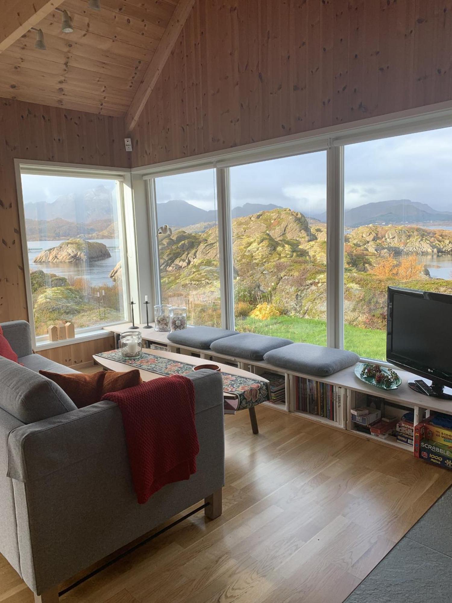 Unique private cabin in Lofoten Leknes Esterno foto