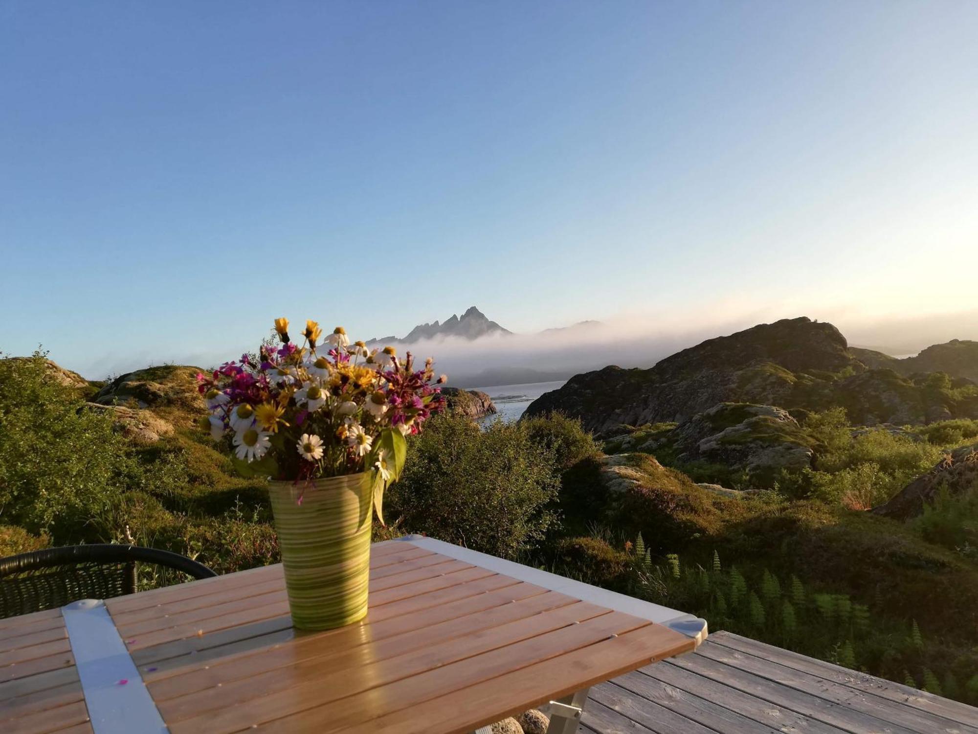Unique private cabin in Lofoten Leknes Esterno foto